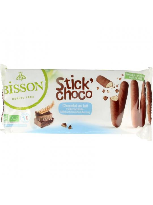 Stick choco melkchocolade bio