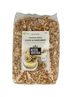 Muesli krokant kokos en hazelnoten bio