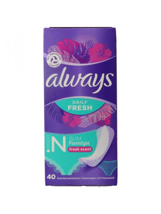 Inlegkruisjes daily protect fresh & scent