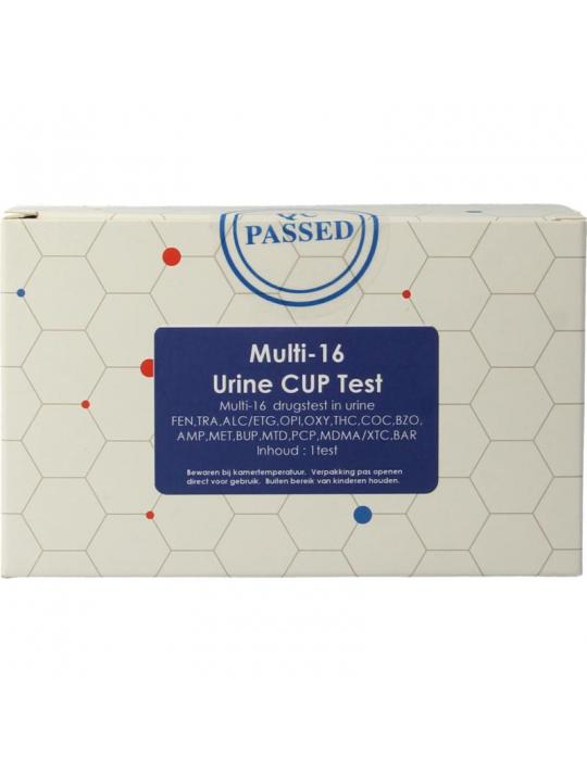 Multi 16 drugstest cup urine