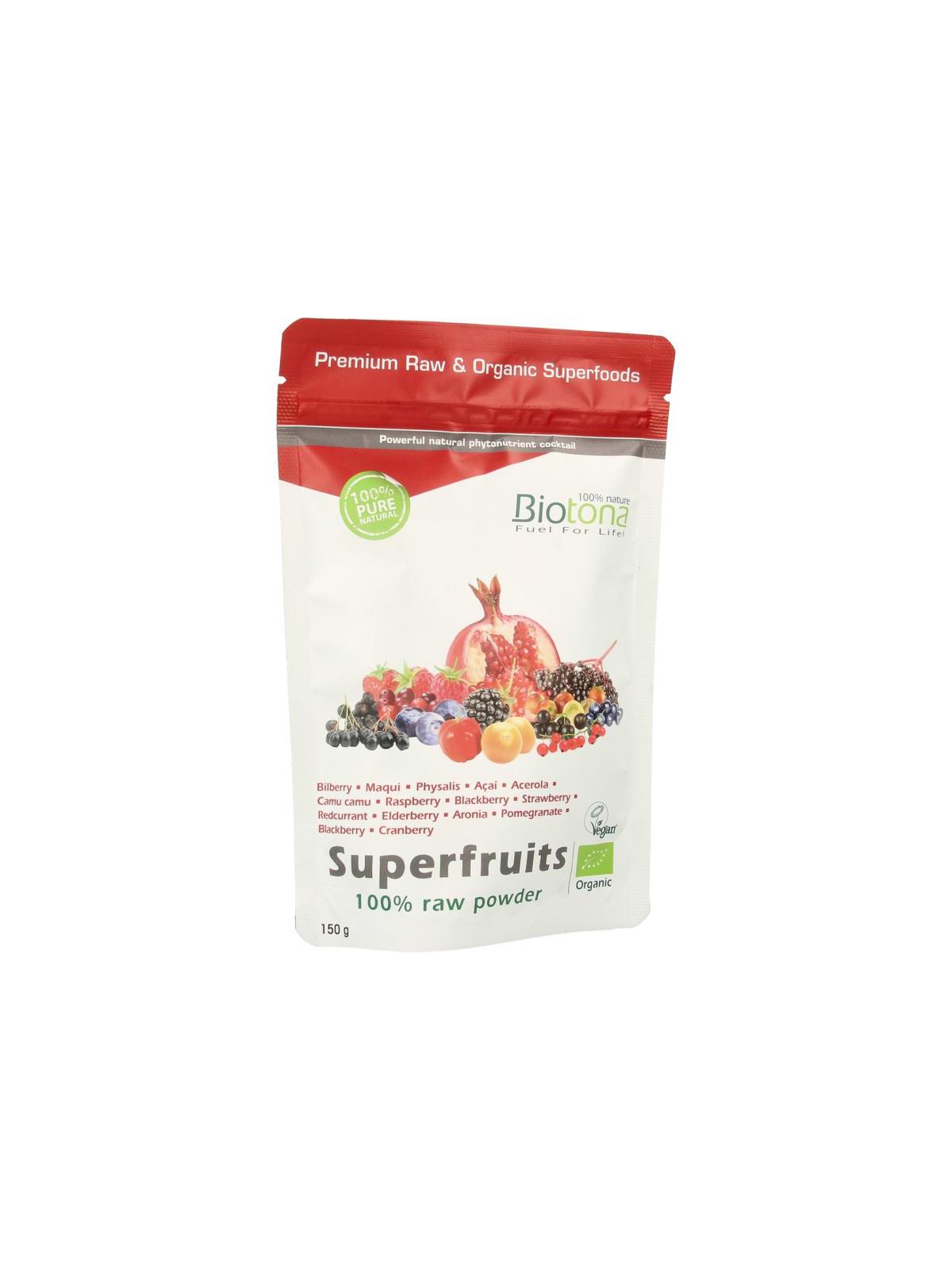 Superfruits raw powder bio