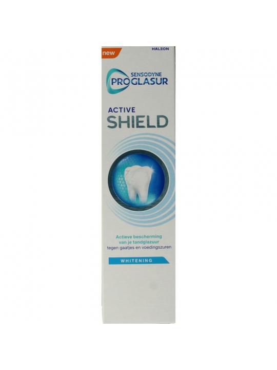 Tandpasta proglasur active shield whitening