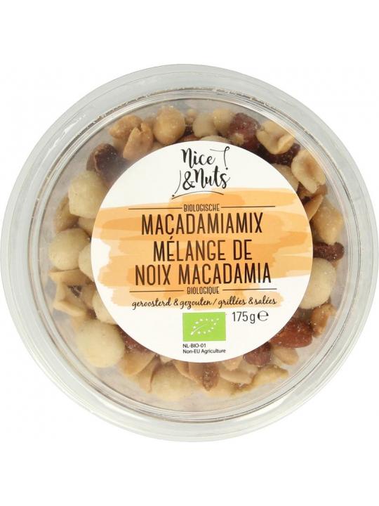 Macadamia mix met zeezout geroosterd bio