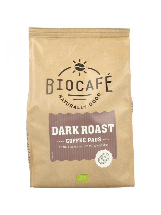 Coffee pads dark roast bio