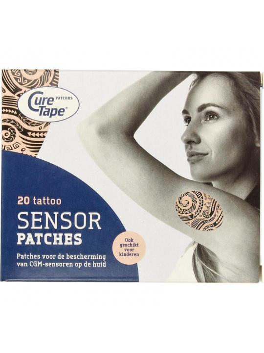 Sensor patch tattoo