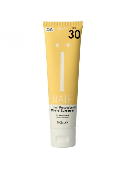 High protection mineral sunscreen SPF30