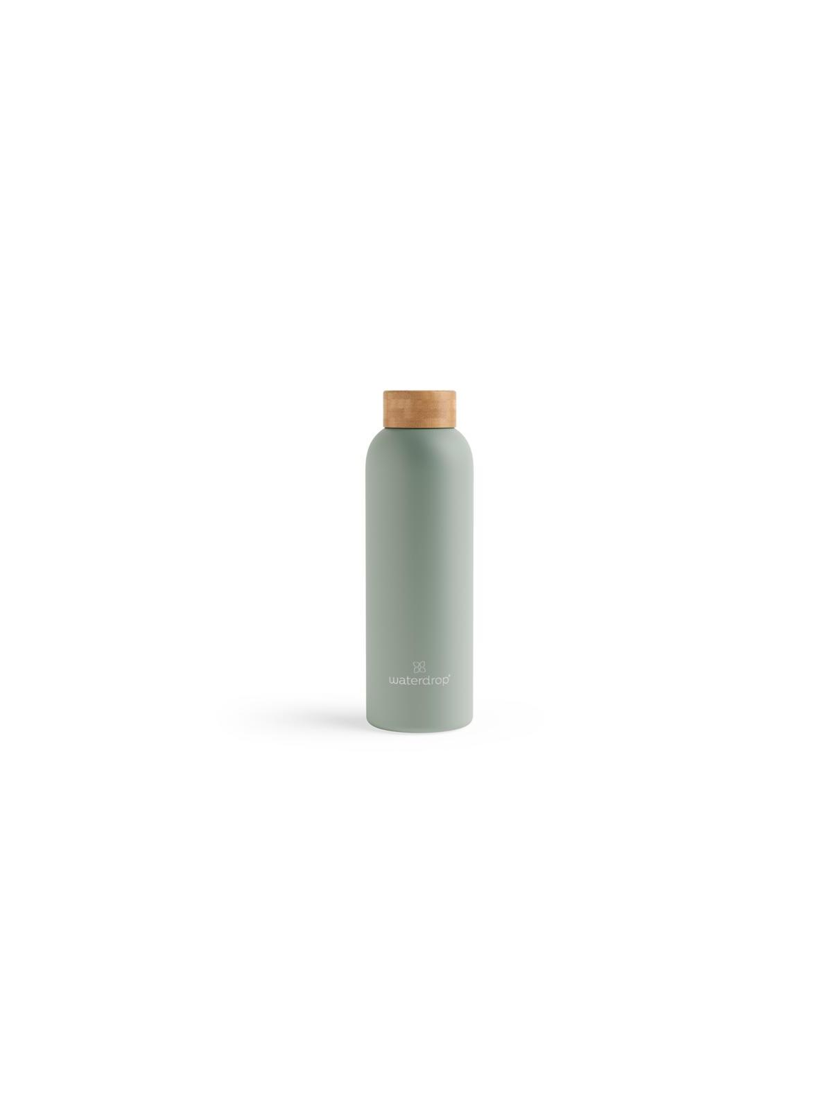 Roestvrijstalen drinkfles pastel olive matt 600ml