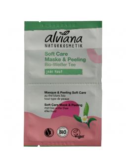 Soft care mask & peeling met biologisch witte thee