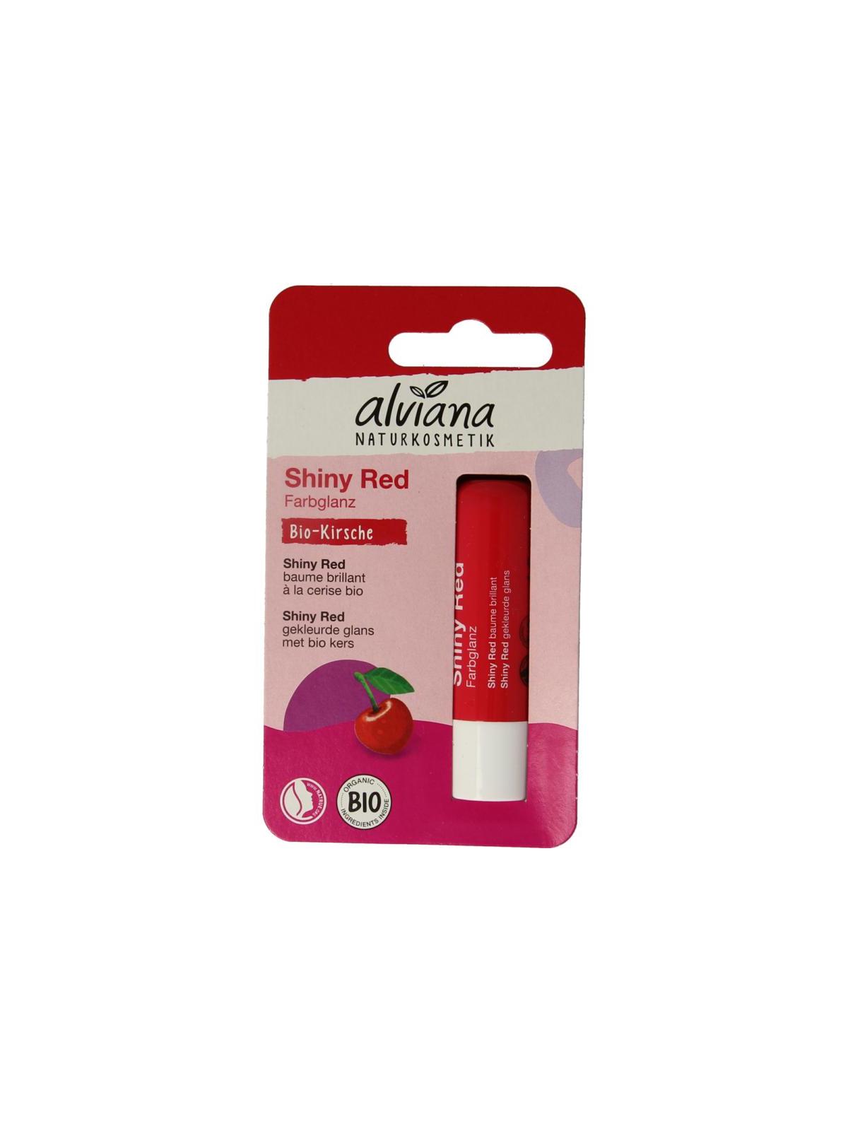 Lipverzorging shiny red