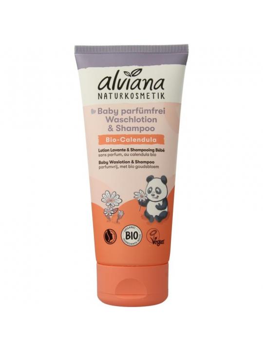 Baby waslotion en shampoo