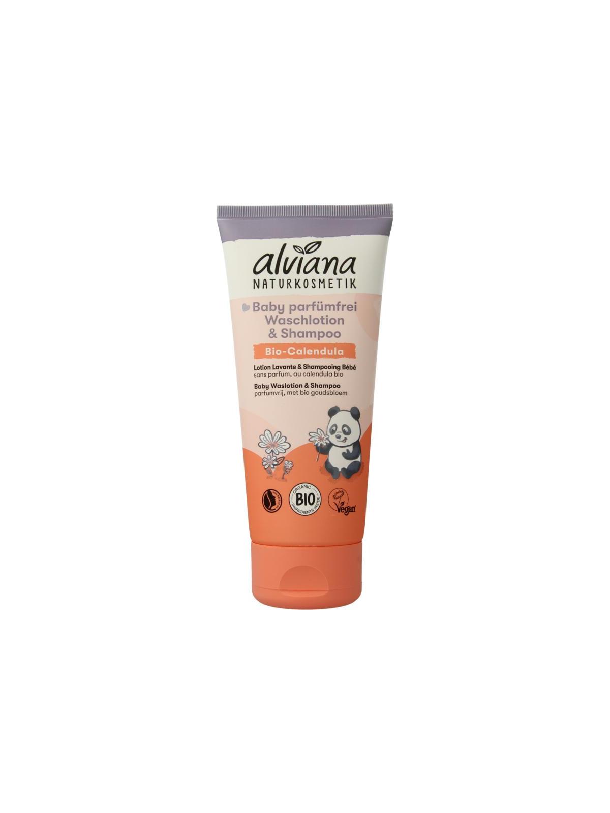 Baby waslotion en shampoo
