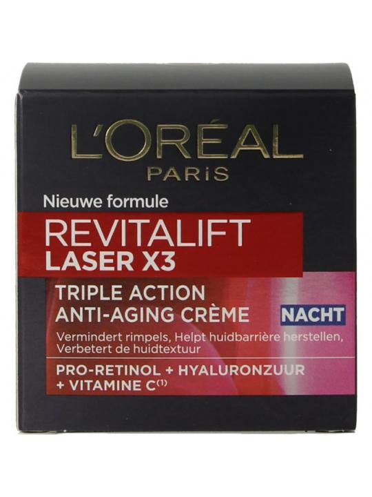 Revitalift laser X3 nachtcreme