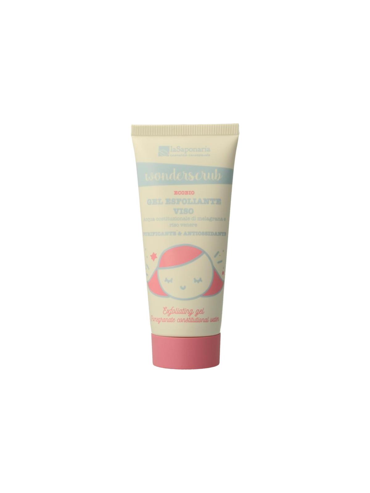 Wonderscrub exfoliating face gel