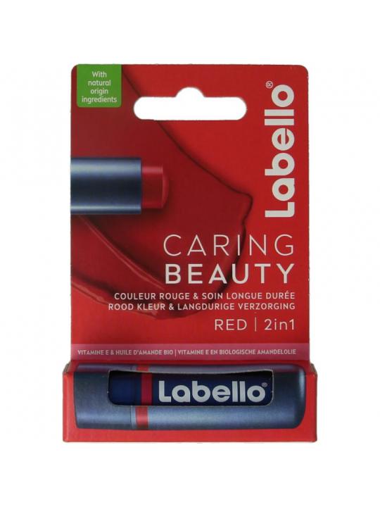 Caring beauty red