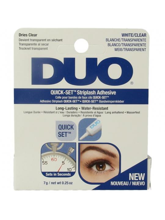 Quickset striplash adhesive white/clear