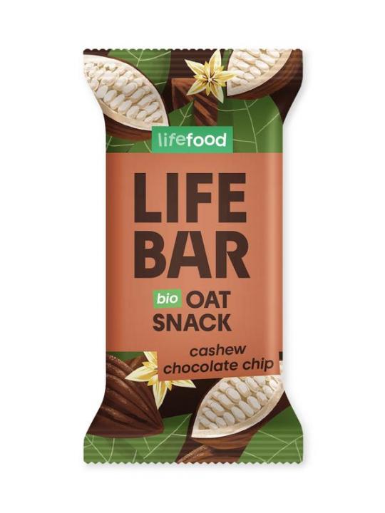 Lifebar oatsnack chocolate chip bio