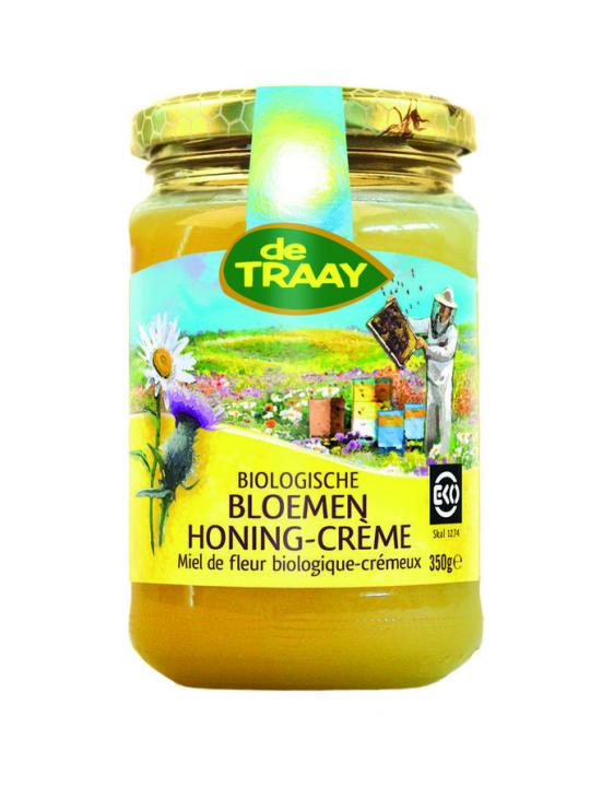 Bloemen honing creme bio