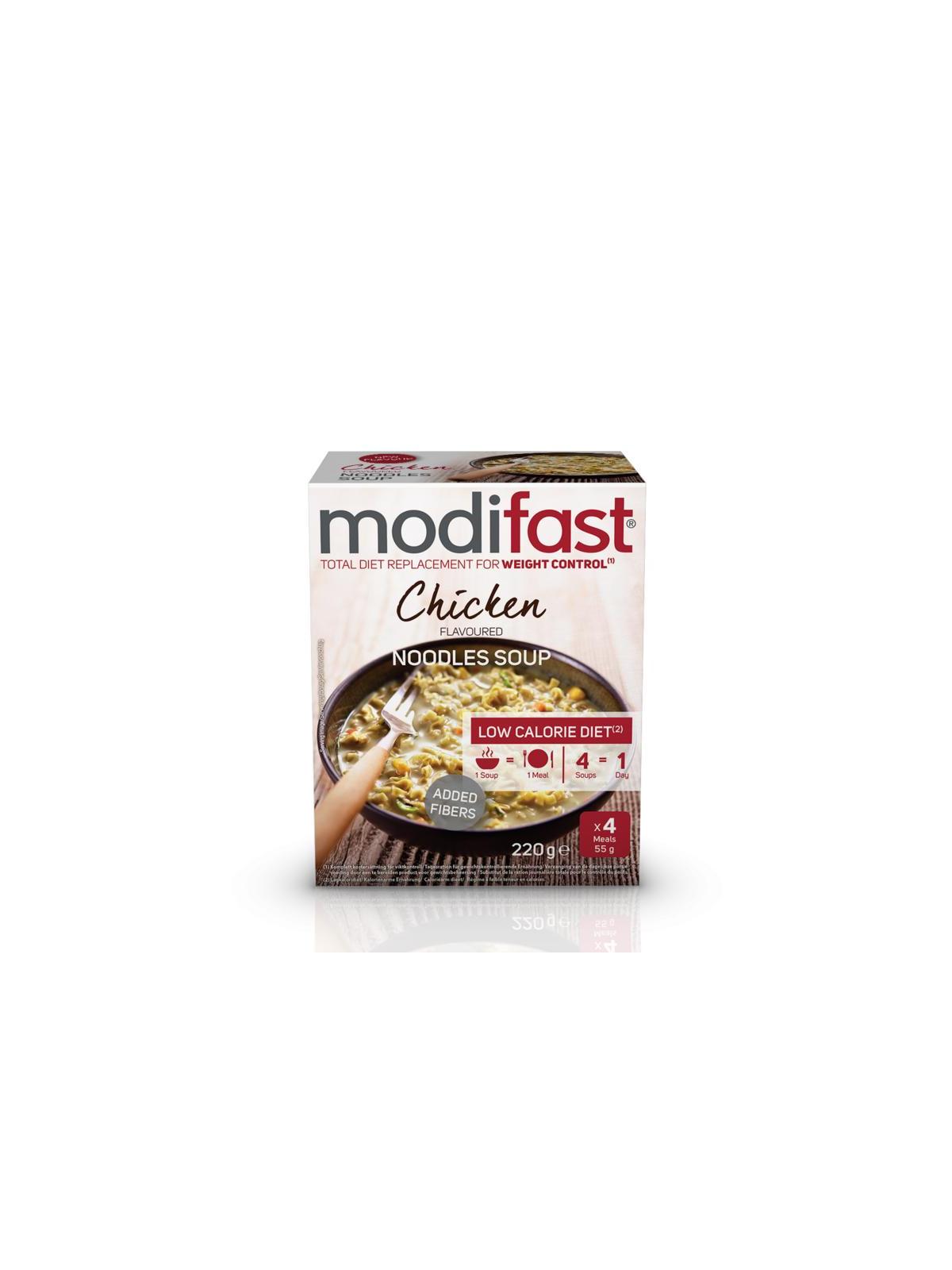 Noodles soup chicken flavoured