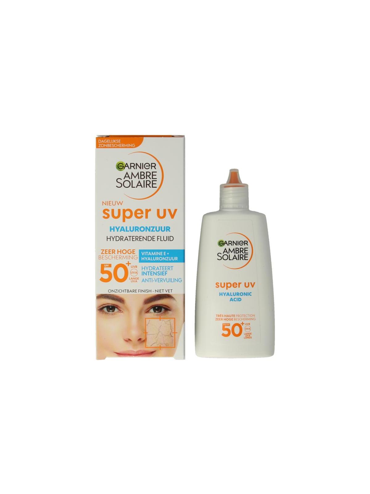 Fluid hyaluronzuur super UV SPF50+