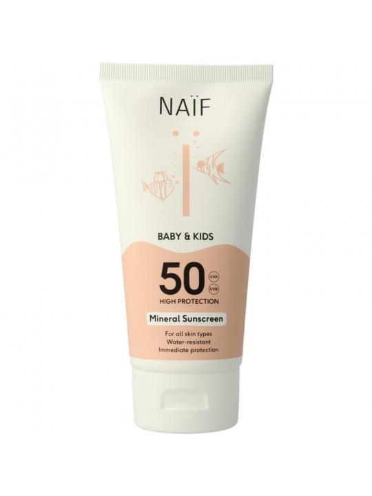 Zon baby & kids creme SPF50