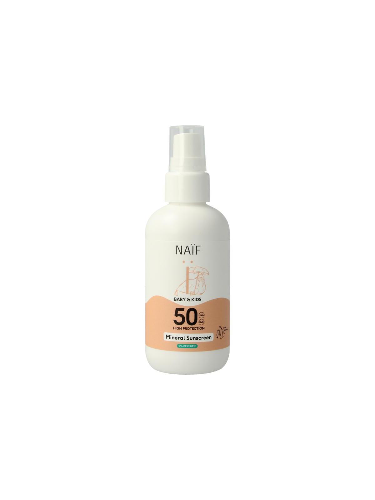 Zon baby & kids spray parfumvrij SPF50