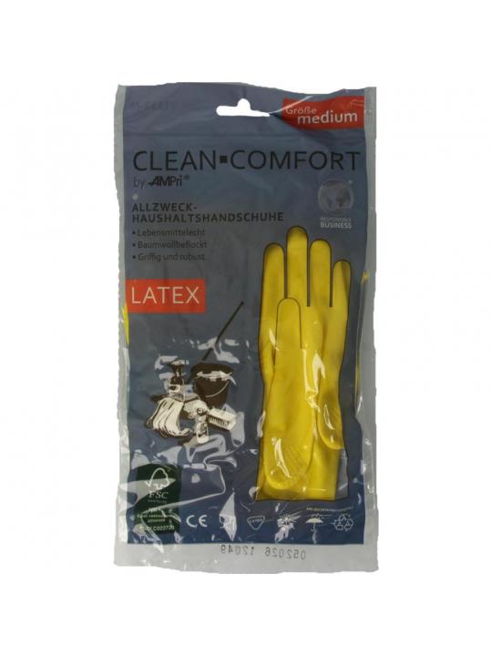 Huishoudhandschoen geel maat M