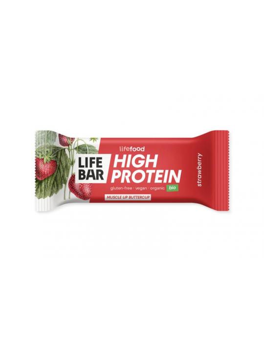 Lifebar proteine aardbei bio