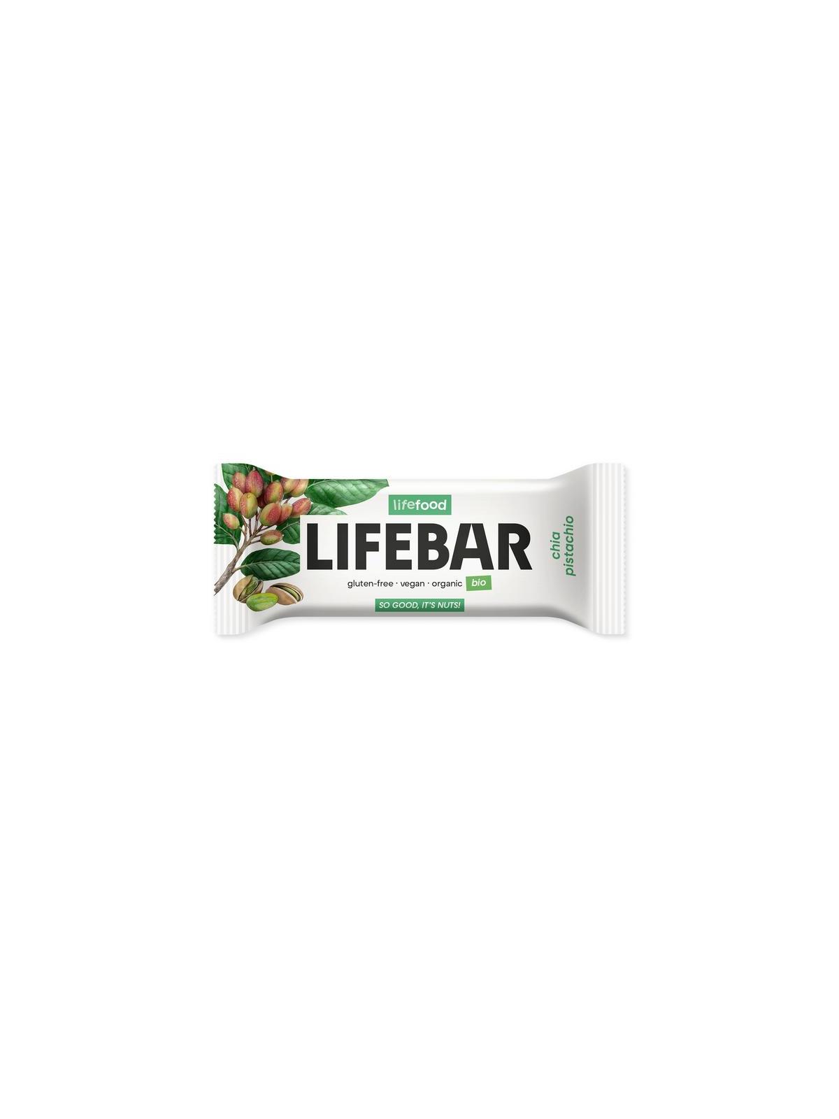 Lifebar chia pistachio bio raw