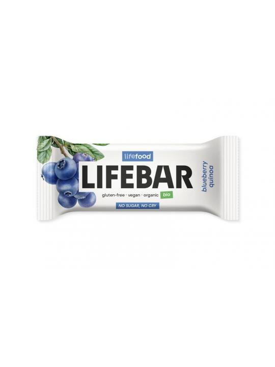 Lifebar blueberry quinoa bio raw