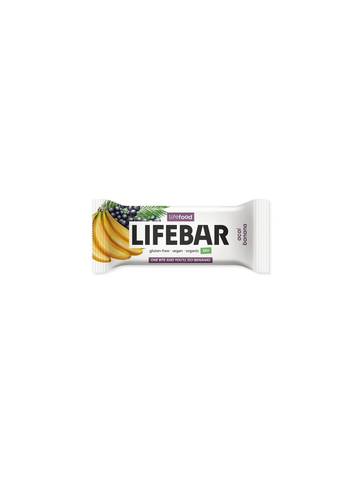 Lifebar acai banana bio raw