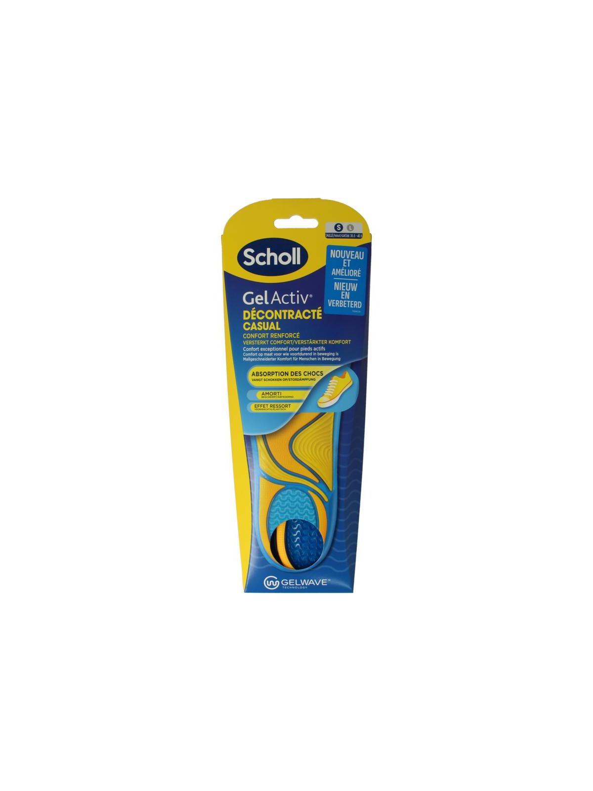 Casual gel activ inlegzolen maat S 35.5-40.5