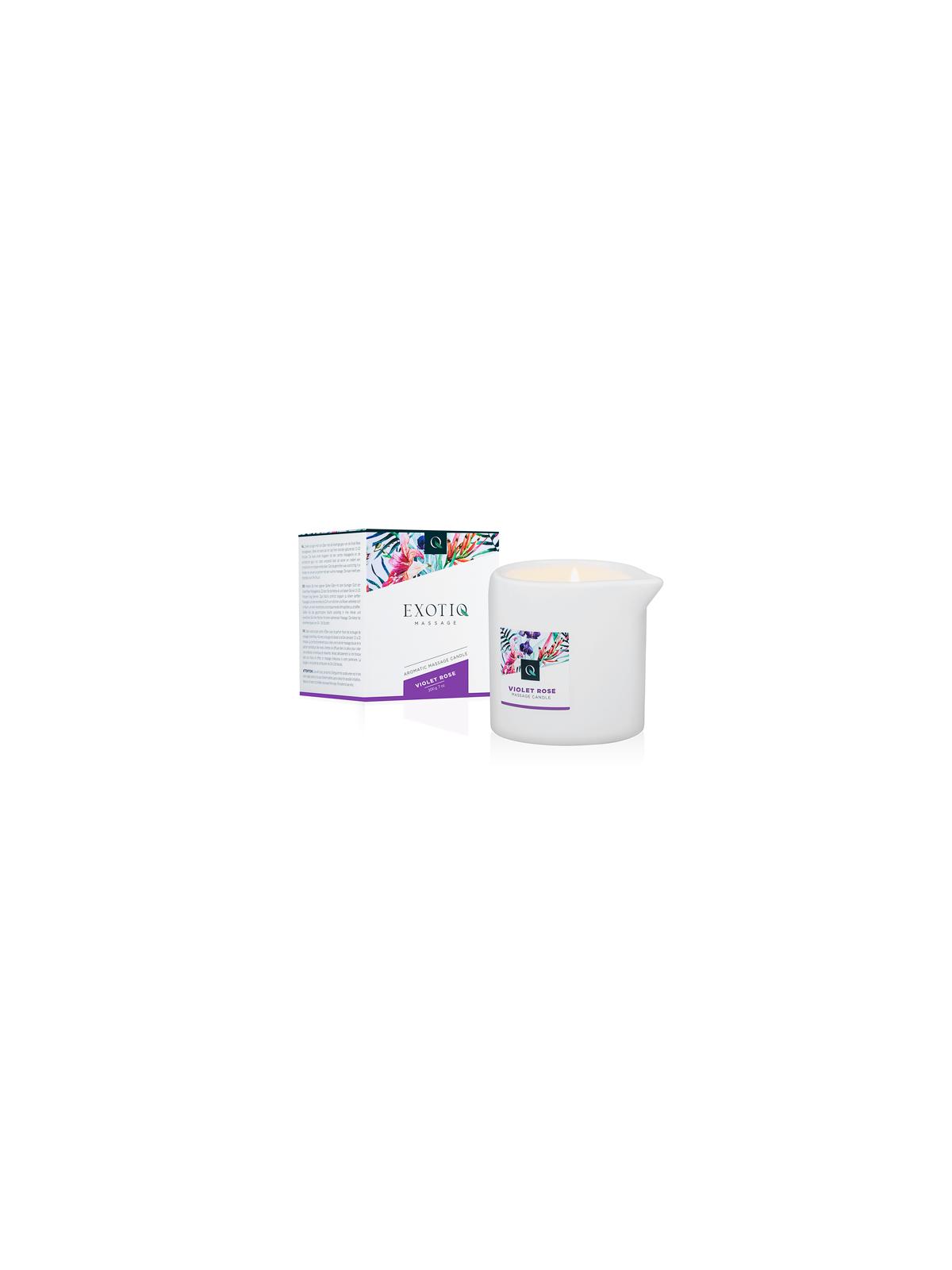 Massagekaars violet rose