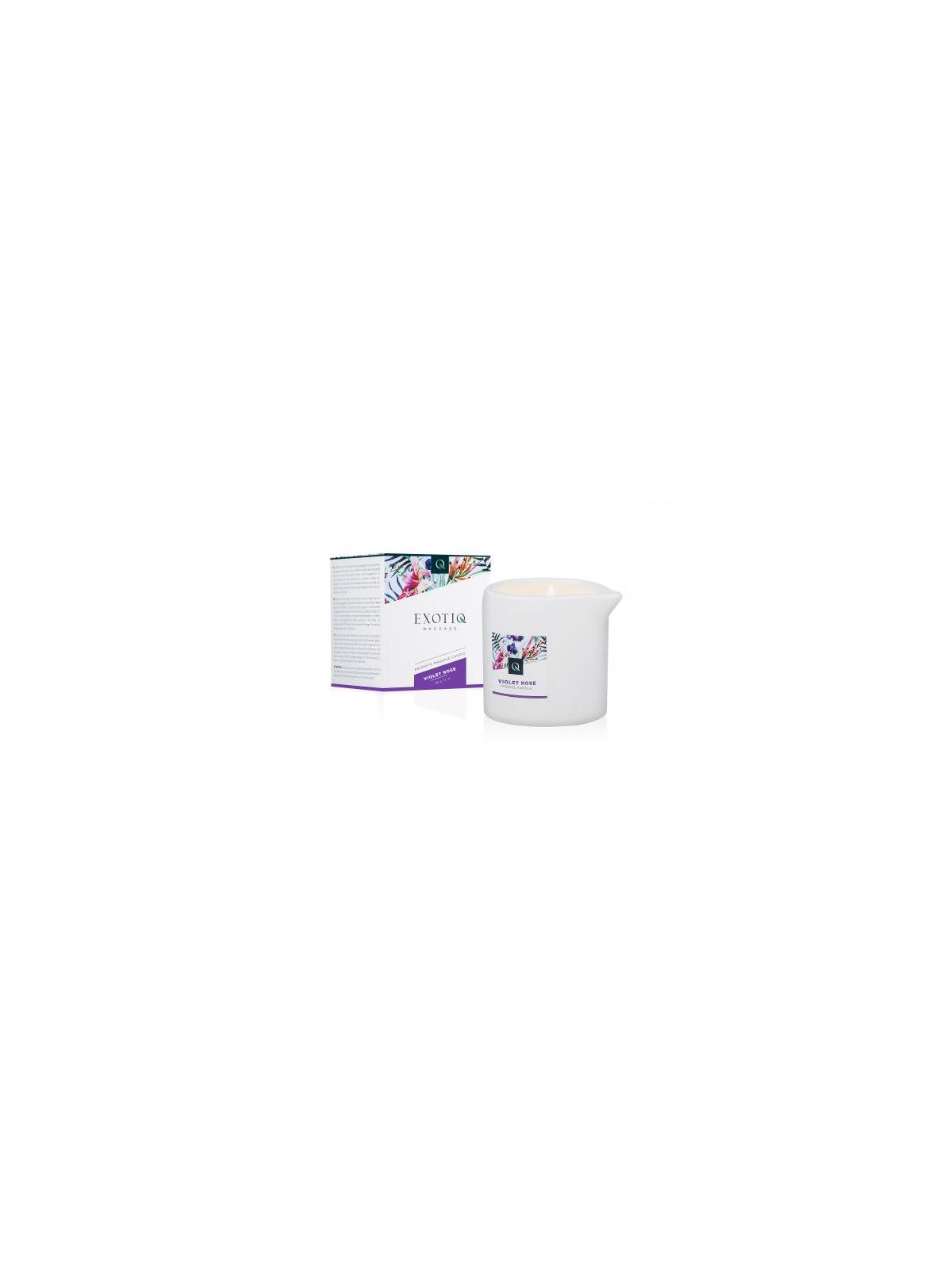 Massagekaars violet rose