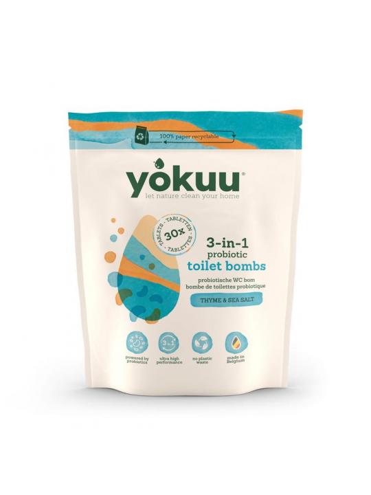 Toilet bomb thyme and sea salt