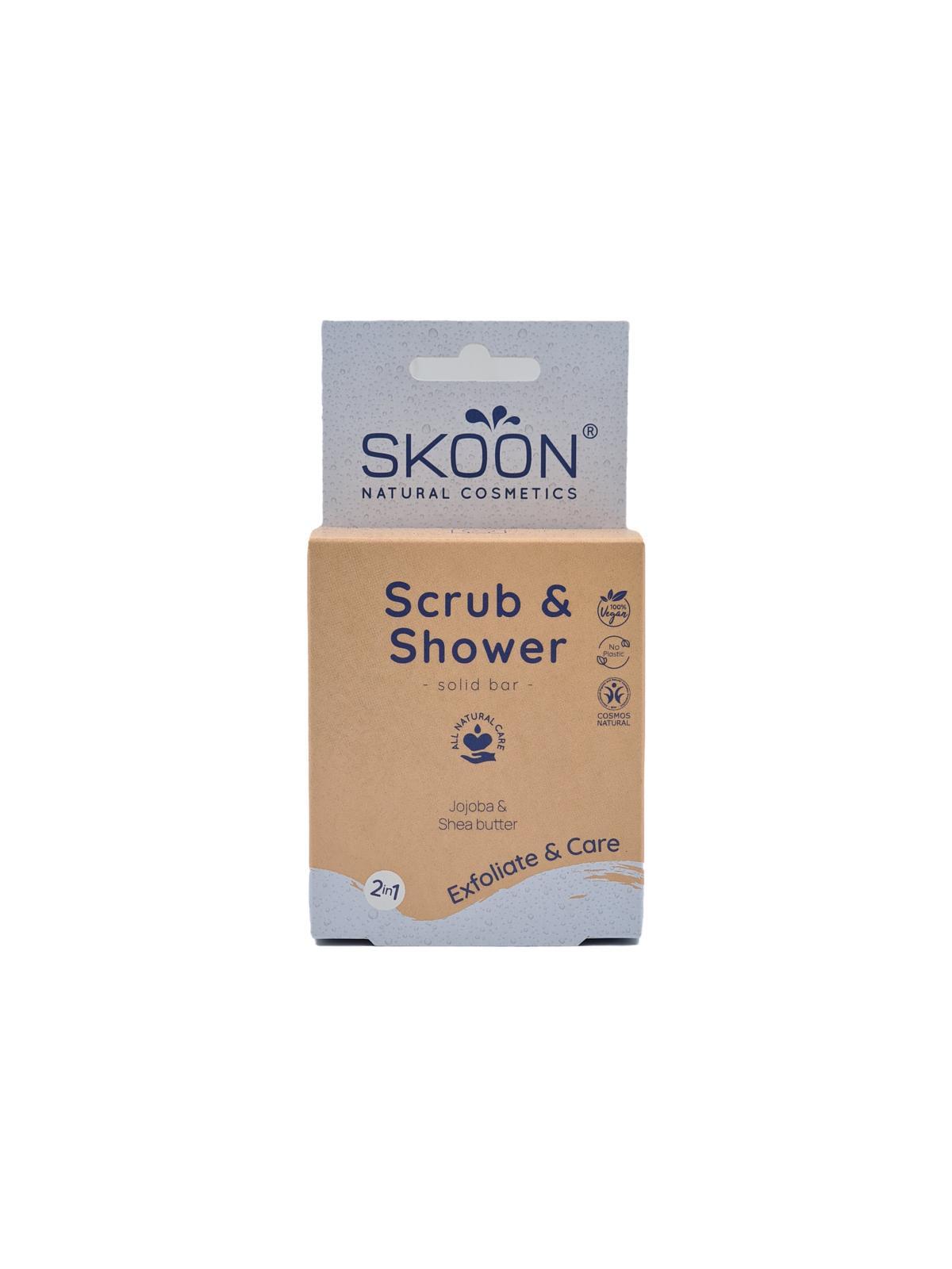 Solid scrub & shower