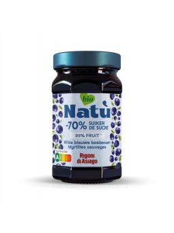 Wilde blauwe bosbessenjam bio