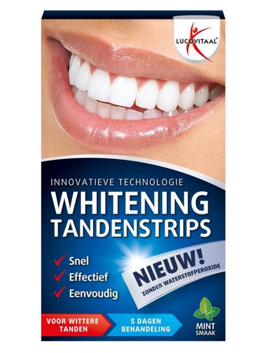 Whitening tandenstrips mint