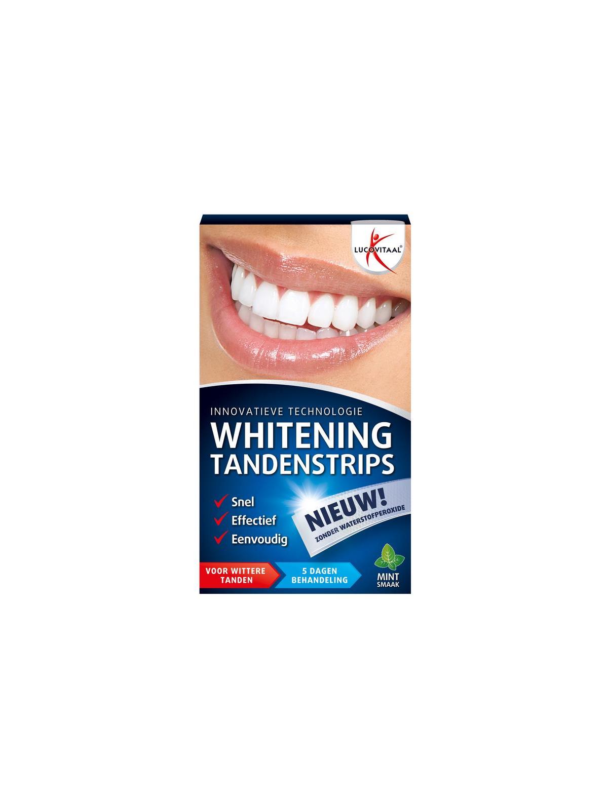 Whitening tandenstrips mint