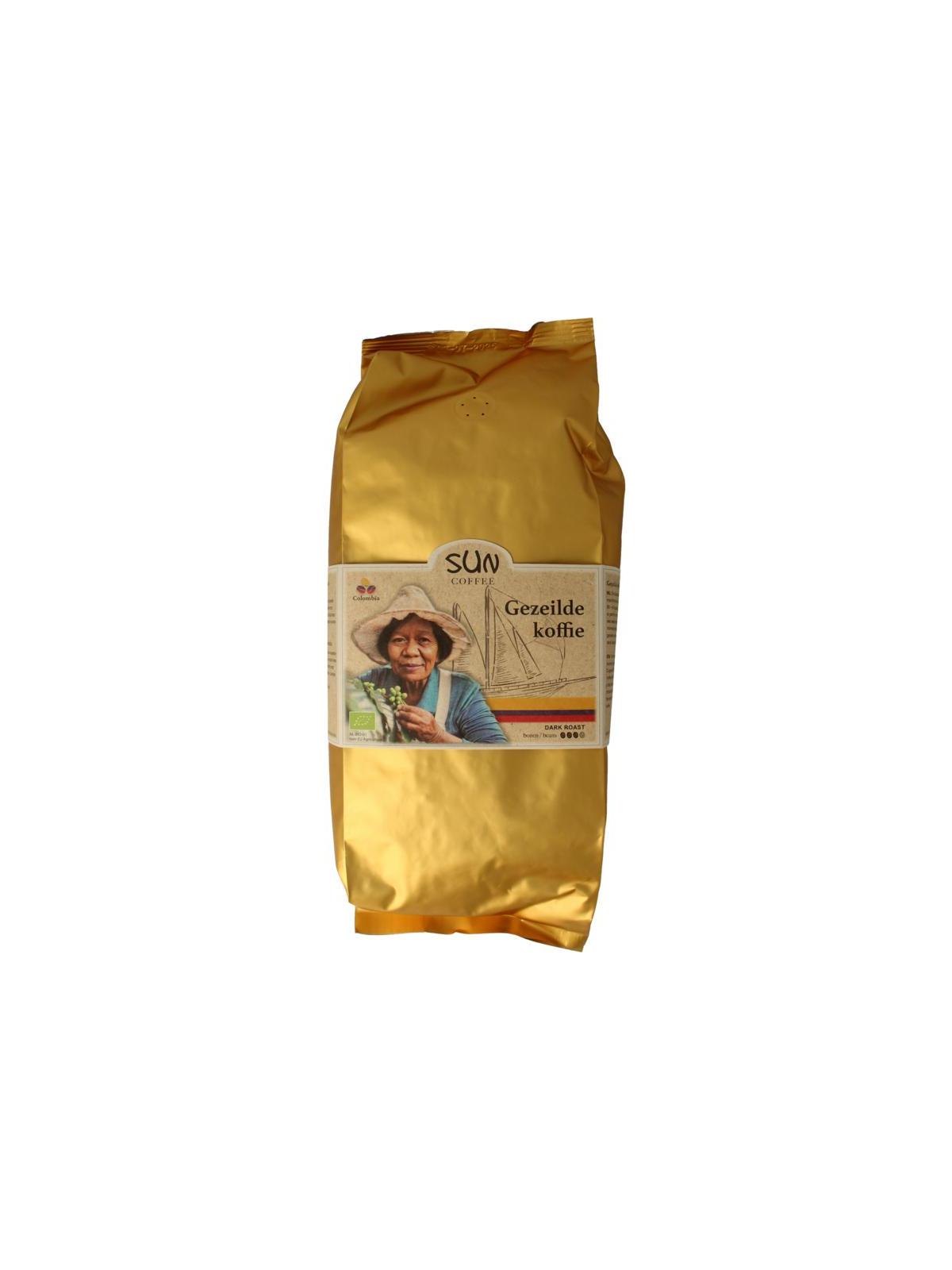 Gezeilde koffiebonen dark roast