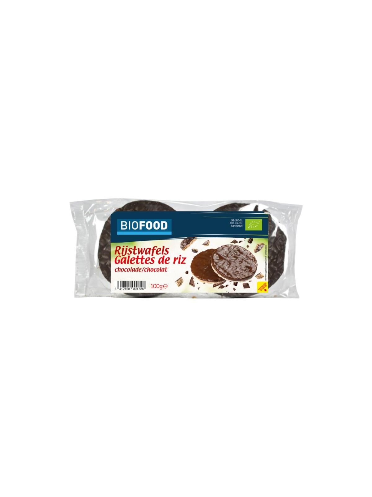 Rijstwafels choco bio