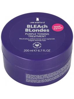 Bleach blondes purple toning mask