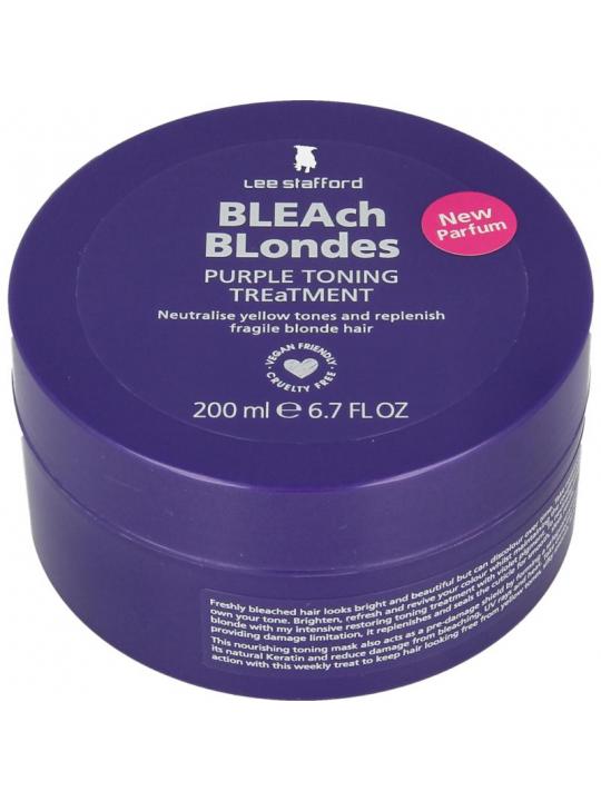 Bleach blondes purple toning mask