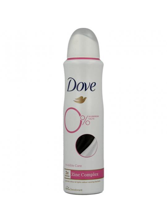 Deodorant spray invisible care 0%