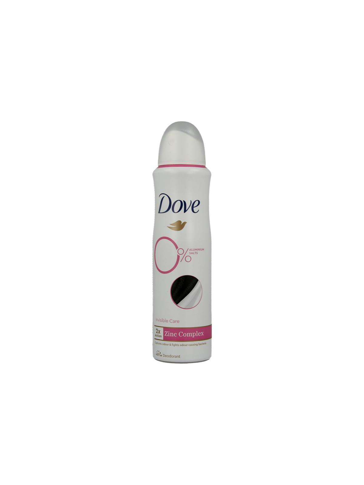 Deodorant spray invisible care 0%