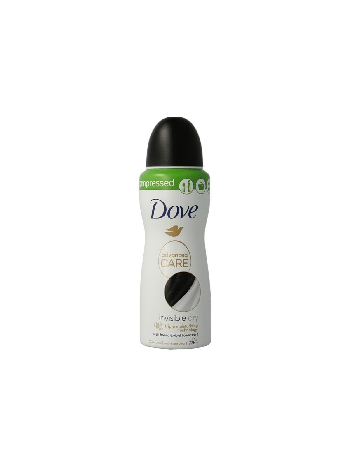 Deodorant spray invisible dry