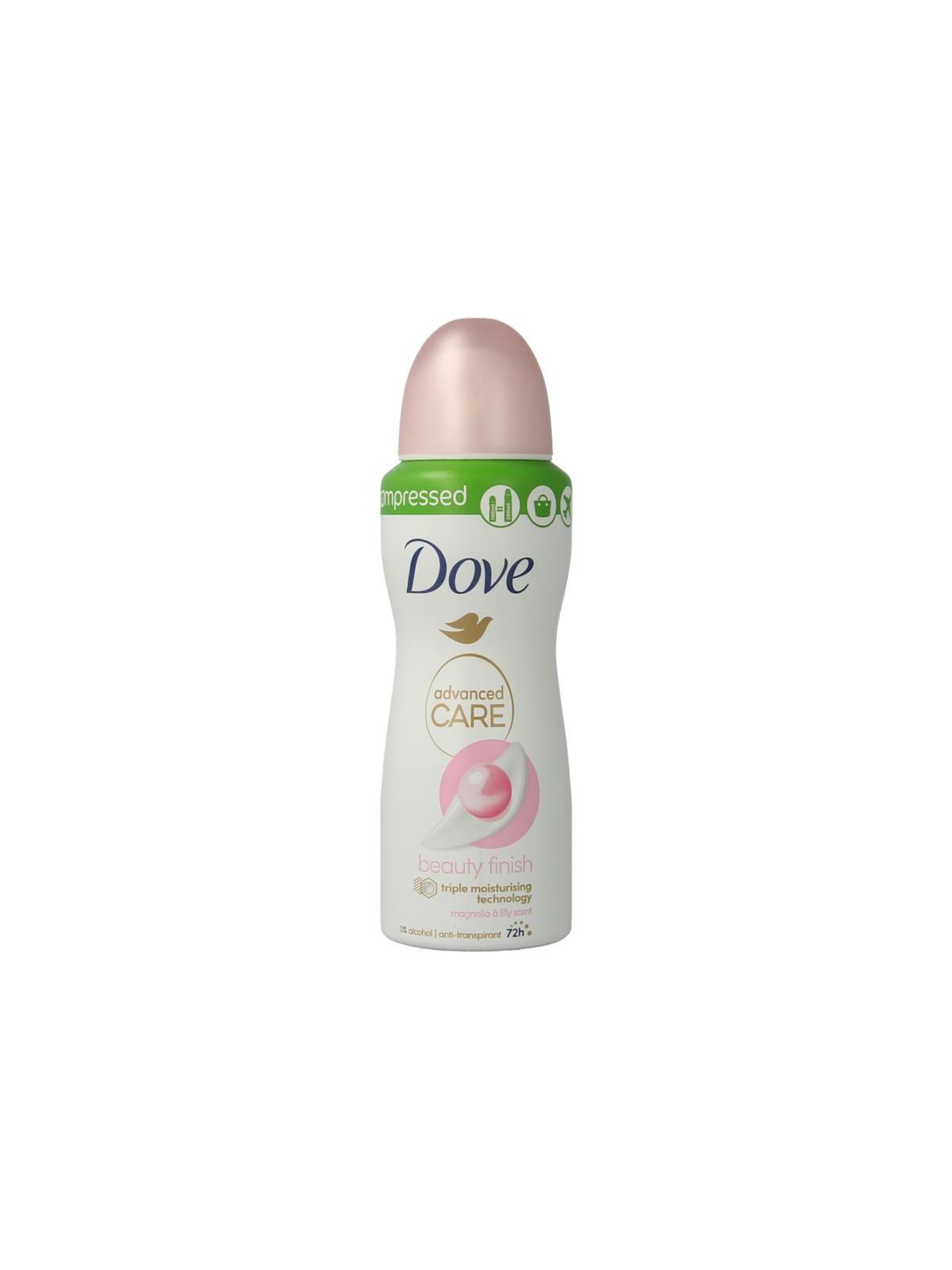 Deodorant spray beauty finish