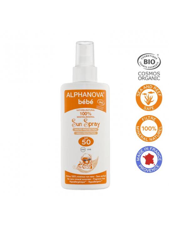 Sun zonnebrand spray baby zonder parfum SPF50