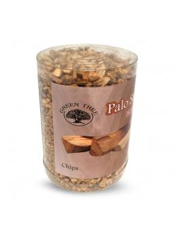Palo santa chips in koker