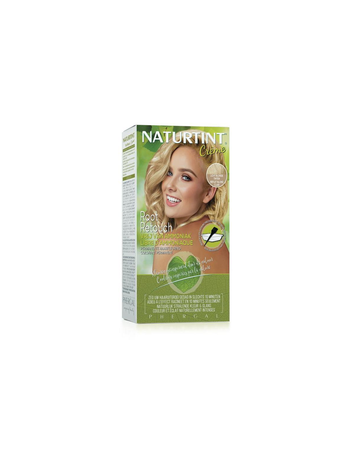 Root retouch lichtblond