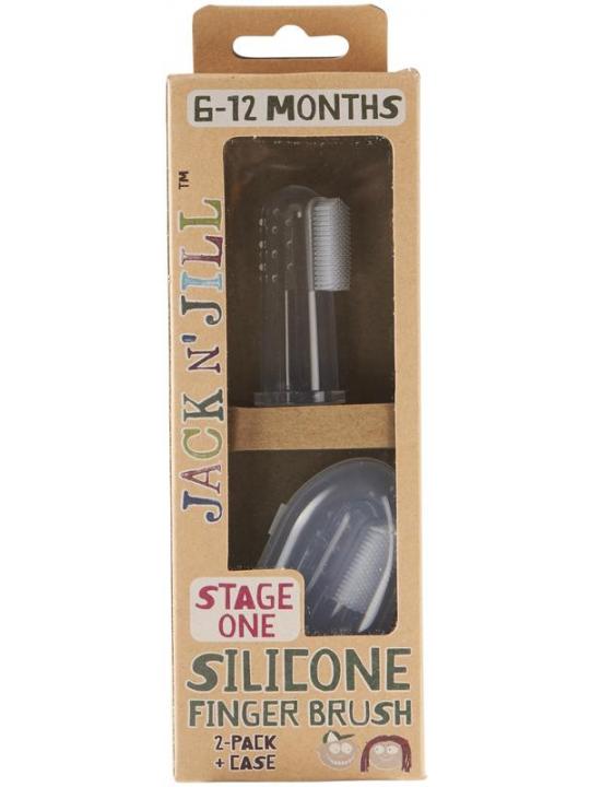 Silicone finger brush